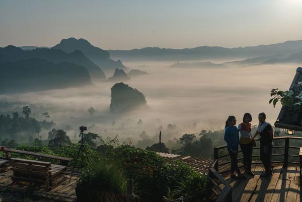 Quán cà phê cao hơn mây ở Thái Lan