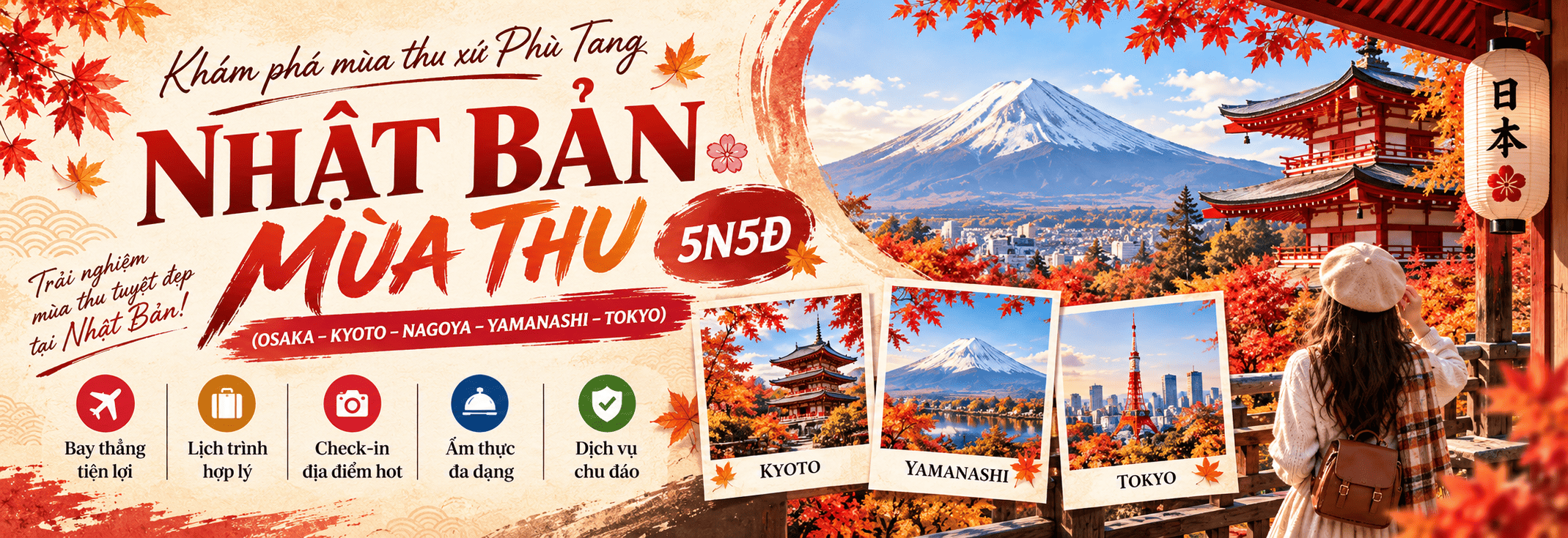 NHẬT BẢN MÙA LÁ ĐỎ
