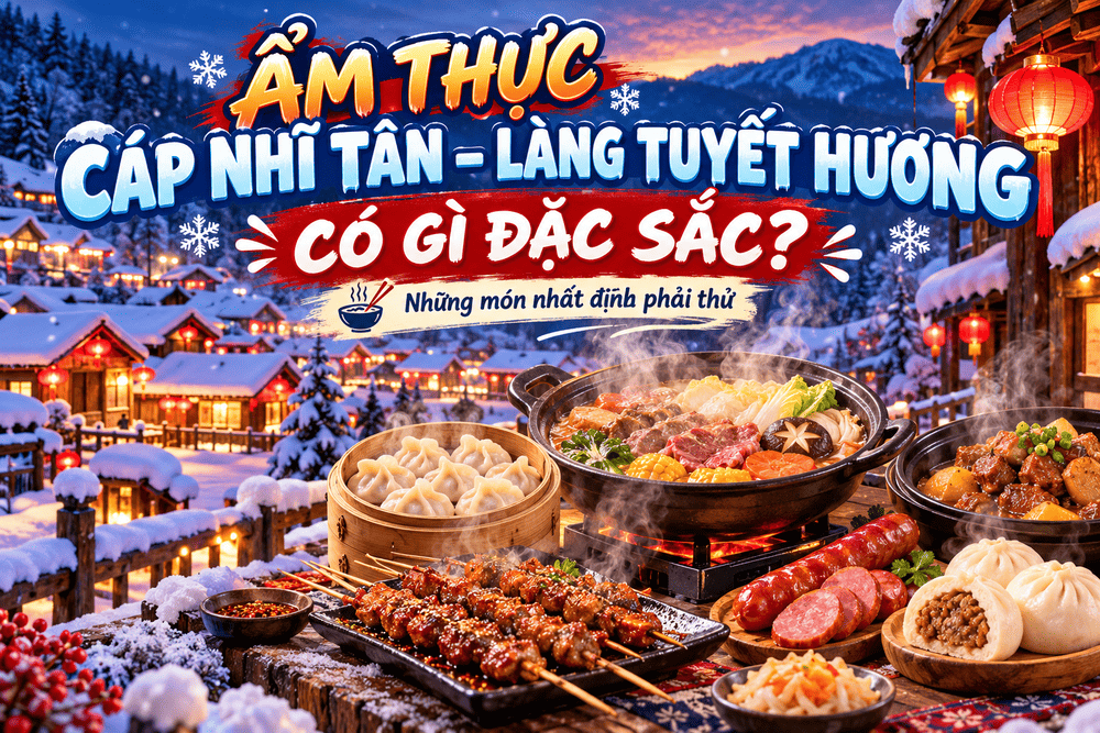 ẨM THỰC CÁP NHĨ TÂN – LÀNG TUYẾT HƯƠNG CÓ GÌ ĐẶC SẮC? NHỮNG MÓN NHẤT ĐỊNH PHẢI THỬ