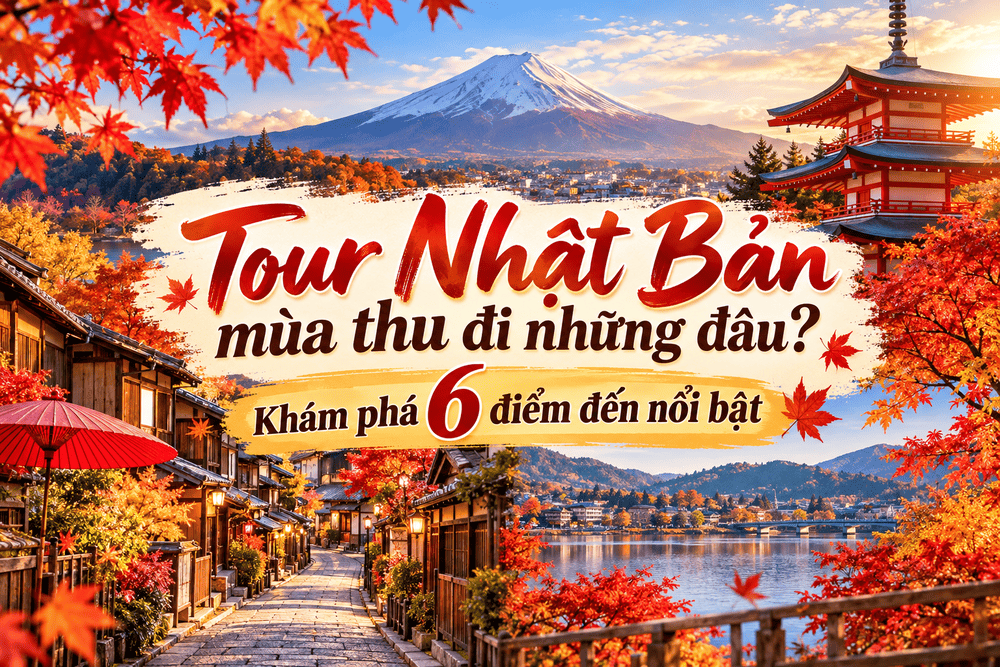 TOUR NHẬT BẢN MÙA THU ĐI NHỮNG ĐÂU? KHÁM PHÁ 6 ĐIỂM ĐẾN NỔI BẬT