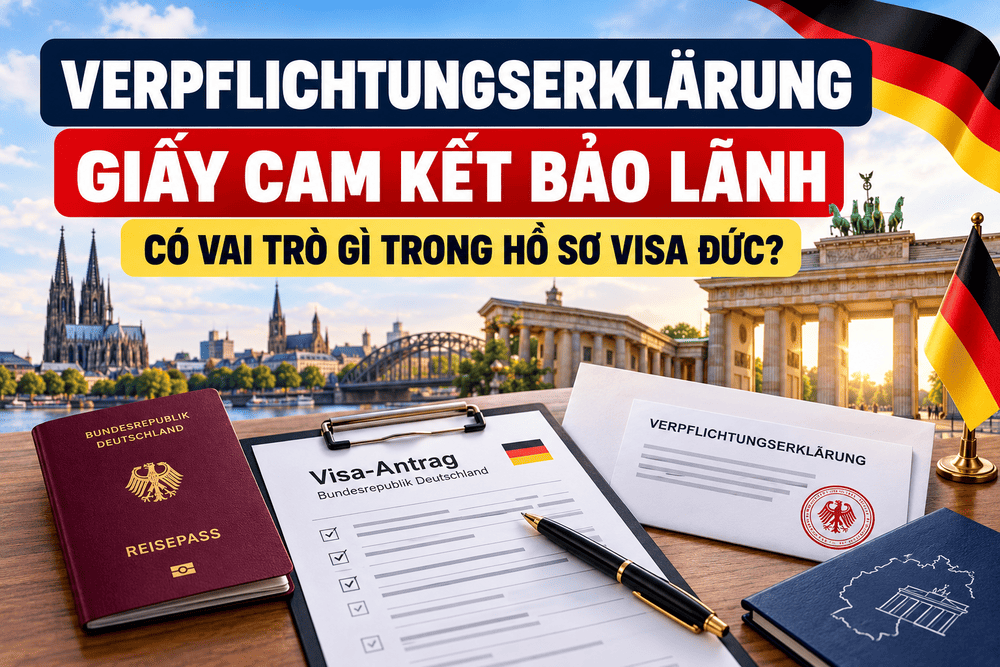 VERPFLICHTUNGSERKLÄRUNG – GIẤY CAM KẾT BẢO LÃNH CÓ VAI TRÒ GÌ TRONG HỒ SƠ VISA ĐỨC?