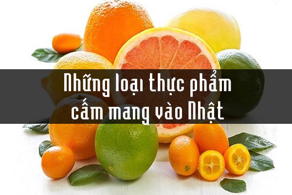 Những loại thực phẩm bị cấm mang vào Nhật Bản