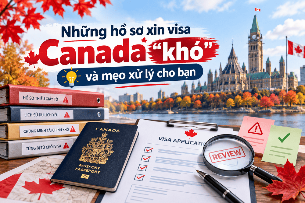 NHỮNG HỒ SƠ XIN VISA CANADA “KHÓ” VÀ MẸO XỬ LÝ CHO BẠN