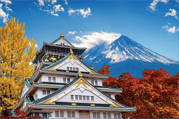 Tour Nhật Bản Mùa Thu: Osaka – Nara – Kyoto – Nagoya – Yamanashi – Tokyo