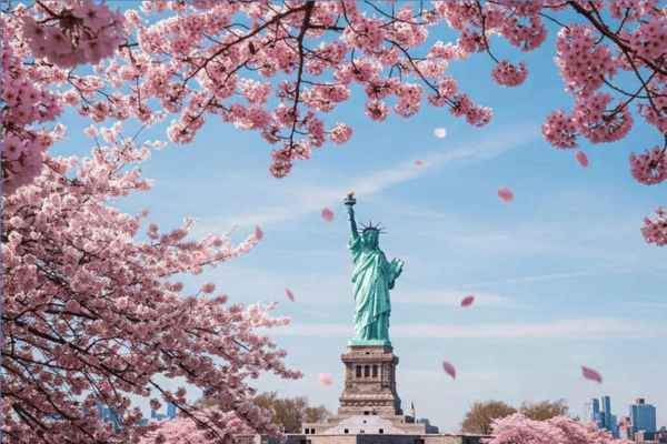 Tour hoa anh đào & Khám phá Bờ Đông Mỹ 2026: New York - Philadelphia - Washington D.C | 7N6Đ
